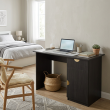 Load image into Gallery viewer, COPENHAGEN DESK - NORDIC ASH - HALF MOON BRASS