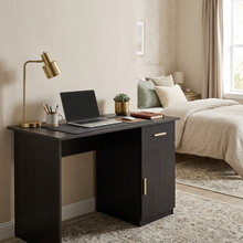 Load image into Gallery viewer, COPENHAGEN DESK - NORDIC ASH - OVAL BRASS