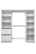 Load image into Gallery viewer, Basel Walk In Wardrobe Kit - Slim Shaker Panel - White