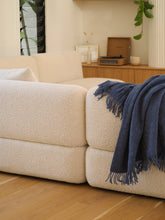 Load image into Gallery viewer, Brighton NZ Wool Throw Rug - Navy