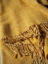Load image into Gallery viewer, Cambridge NZ Wool Throw Rug - Mustard