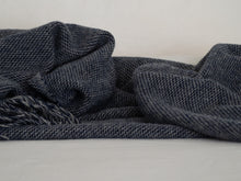 Load image into Gallery viewer, Cambridge NZ Wool Throw Rug - Navy