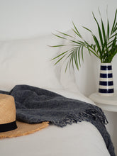 Load image into Gallery viewer, Cambridge NZ Wool Throw Rug - Navy