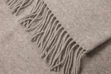 Load image into Gallery viewer, Chiswick Cashmere and Merino Wool Blend Throw - Stone