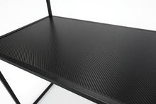 Load image into Gallery viewer, AURA ENTRY CONSOLE BLACK WITH WHITE MARBLE