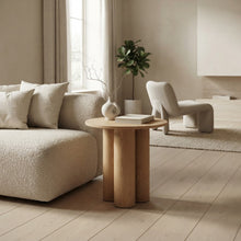 Load image into Gallery viewer, ELYN NATURAL OAK SIDE TABLE