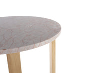 Load image into Gallery viewer, LYRA SIDE TABLE WITH ROSE' MARBLE