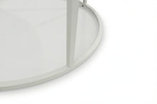 Load image into Gallery viewer, VELA COFFEE TABLE WHITE WITH WHITE MARBLE