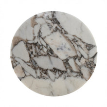 Load image into Gallery viewer, NERO WALNUT SIDE TABLE WITH NATURAL OAK MARBLE