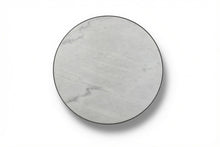 Load image into Gallery viewer, LUME SIDE TABLE BLACK WITH WHITE MARBLE
