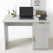 Load image into Gallery viewer, COPENHAGEN DESK - WHITE - HAMPTON - PULL BRASS