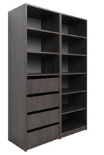Load image into Gallery viewer, Geneva Built In Wardrobe - 4 Drawer 3 Shelf Module - Classic - Nordic Ash