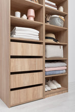 Load image into Gallery viewer, Geneva Built In Wardrobe - 6 Shelf Module - Natural Oak