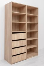Load image into Gallery viewer, Geneva Built In Wardrobe - 6 Shelf Module - Natural Oak