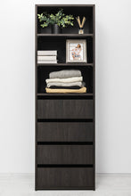 Load image into Gallery viewer, Geneva Built In Wardrobe - 4 Drawer 3 Shelf Module - Classic - Nordic Ash