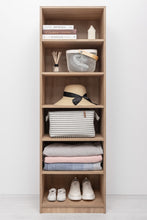 Load image into Gallery viewer, Geneva Built In Wardrobe - 6 Shelf Module - Natural Oak