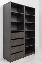 Load image into Gallery viewer, Geneva Built In Wardrobe - 4 Drawer 3 Shelf Module - Classic - Nordic Ash
