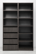 Load image into Gallery viewer, Geneva Built In Wardrobe - 4 Drawer 3 Shelf Module - Classic - Nordic Ash