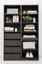 Load image into Gallery viewer, Geneva Built In Wardrobe - 4 Drawer 3 Shelf Module - Classic - Nordic Ash