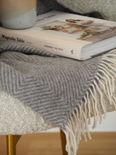 Load image into Gallery viewer, Hampton Merino Wool Blend Throw Rug - Light Grey