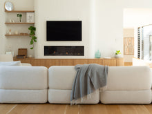 Load image into Gallery viewer, Hampton Merino Wool Blend Throw Rug - Light Grey