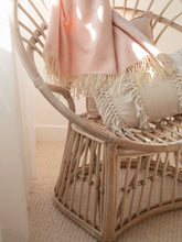 Load image into Gallery viewer, Kensington Cashmere and Superfine Merino Wool Throw Rug - Blush