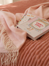 Load image into Gallery viewer, Kensington Cashmere and Superfine Merino Wool Throw Rug - Blush