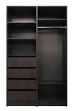 Load image into Gallery viewer, Malmo Walk In Wardrobe - 2 Shelf/Hanging Module - Nordic Ash