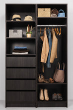 Load image into Gallery viewer, Malmo Walk In Wardrobe - 2 Shelf/Hanging Module - Nordic Ash