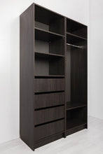 Load image into Gallery viewer, Malmo Walk In Wardrobe - 4 Drawer 3 Shelf Module - Classic - Nordic Ash