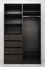 Load image into Gallery viewer, Malmo Walk In Wardrobe - 4 Drawer 3 Shelf Module - Classic - Nordic Ash