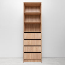 Load image into Gallery viewer, Malmo Walk In Wardrobe - 4 Drawer 3 Shelf Module - Classic - Natural Oak