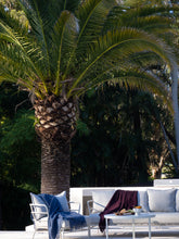 Load image into Gallery viewer, Oxford Merino Wool Blend Throw Rug - Navy