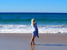 Load image into Gallery viewer, Sorrento Turkish Beach Towel - Sky