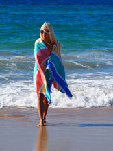 Load image into Gallery viewer, Sorrento Turkish Beach Towel - Tropical
