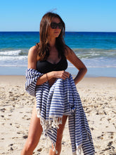 Load image into Gallery viewer, Portsea Beach Towel - Denim