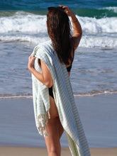 Load image into Gallery viewer, Portsea Beach Towel - Seafoam
