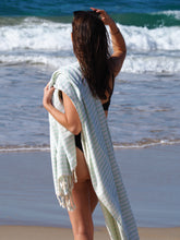 Load image into Gallery viewer, Portsea Beach Towel - Seafoam
