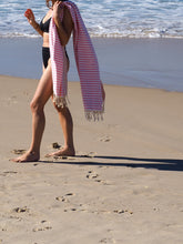 Load image into Gallery viewer, Portsea Beach Towel - Blush