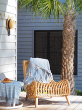 Load image into Gallery viewer, Paddington Merino Wool Blend Throw Rug - Forever Blue