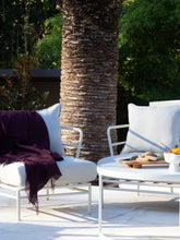 Load image into Gallery viewer, Paddington Merino Wool Blend Throw Rug - Plum