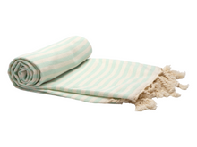 Load image into Gallery viewer, Portsea Beach Towel - Seafoam