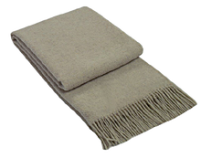 Load image into Gallery viewer, Brighton NZ Wool Throw Rug - Beige