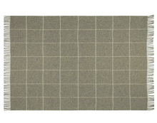 Load image into Gallery viewer, Brighton NZ Wool Throw Rug - Beige Striped