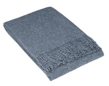 Load image into Gallery viewer, Cambridge NZ Wool Throw Rug - Navy