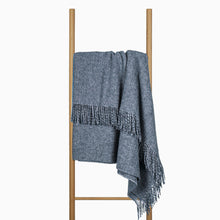 Load image into Gallery viewer, Cambridge NZ Wool Throw Rug - Navy