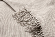 Load image into Gallery viewer, Cambridge NZ Wool Throw Rug - Silver