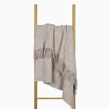 Load image into Gallery viewer, Cambridge NZ Wool Throw Rug - Silver