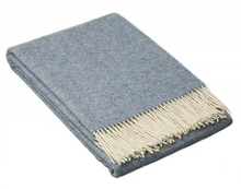 Load image into Gallery viewer, Hampton Merino Wool Blend Throw Rug - Blue