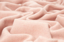 Load image into Gallery viewer, Oxford Merino Wool Blend Throw Rug - Blush